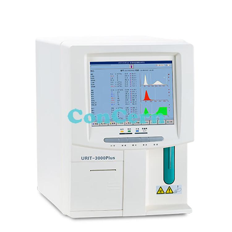 High Quality Auto Blood Test 3-Part Hematology Analyzer URIT-3000Plus